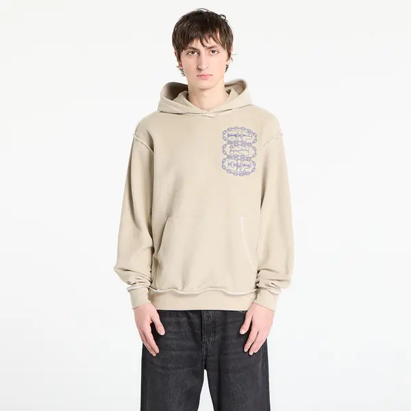 RIPNDIP Mikina RIPNDIP Linked Up Reverse Stitched Hoodie Khaki L