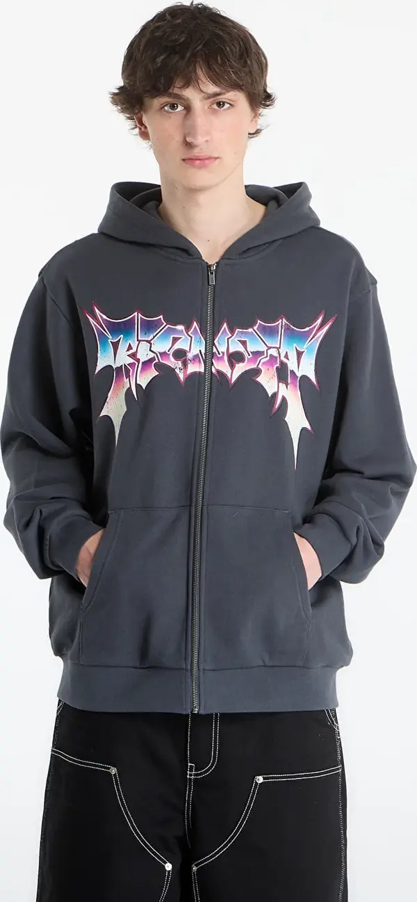 RIPNDIP Mikina RIPNDIP Noid Zip Hoodie Charcoal Wash M