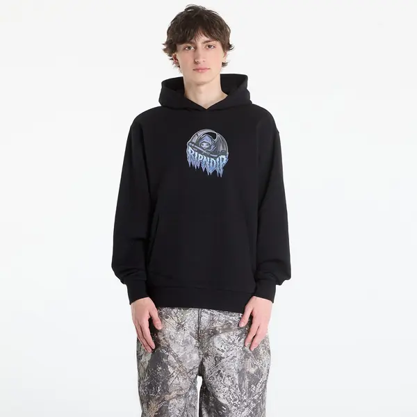 RIPNDIP Mikina RIPNDIP Out Of Time Hoodie Black Wash XL