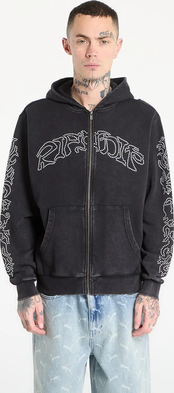 RIPNDIP Mikina RIPNDIP Pretty Flacko Zip Hoodie Black/ Charcoal M