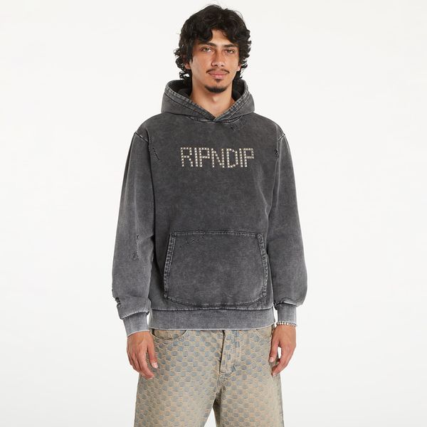 RIPNDIP Mikina RIPNDIP Rockstar Hoodie Black S