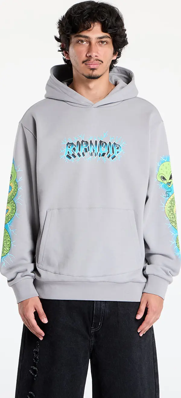 RIPNDIP Mikina RIPNDIP Skull And Bones Hoodie Charcoal S