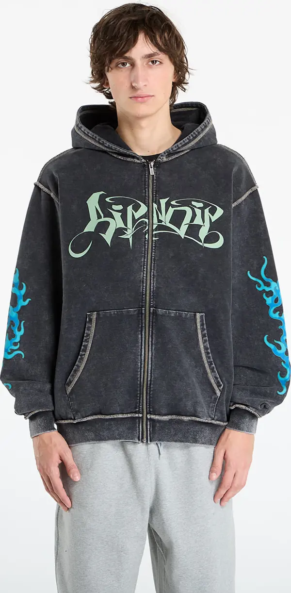 RIPNDIP Mikina RIPNDIP Squabble Up Hoodie Black Vintage Wash S