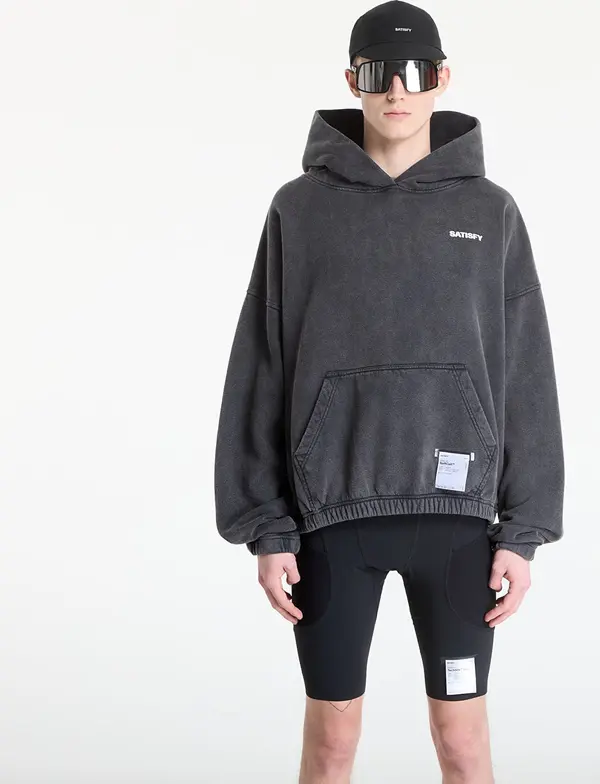 Satisfy Mikina Satisfy SoftCell Hoodie Aged Black S