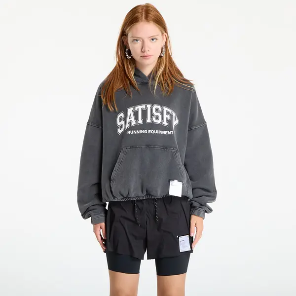 Satisfy Mikina Satisfy SoftCell Hoodie UNISEX Aged Black S