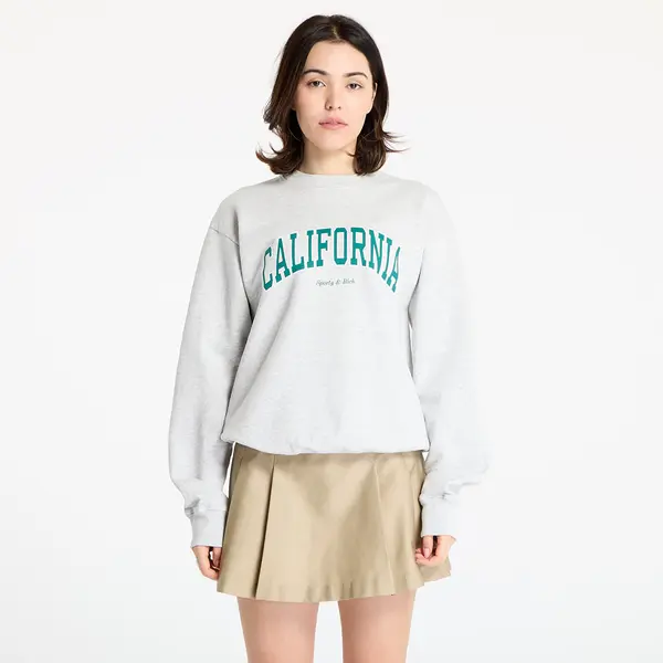 Sporty & Rich Mikina Sporty & Rich California Crewneck Heather Gray XL