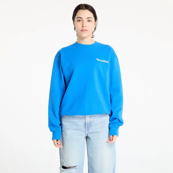 Sporty & Rich Mikina Sporty & Rich Health is Wealth Crewneck Paris Blue L