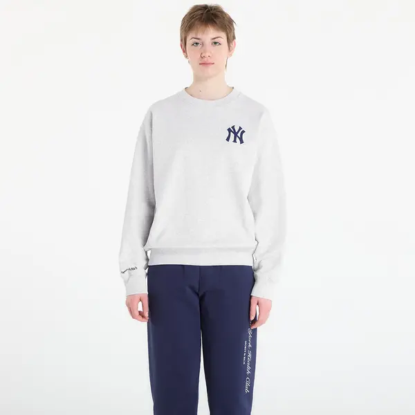Sporty & Rich Mikina Sporty & Rich Heritage Yankees Serif Crewneck UNISEX Heather Gray XS