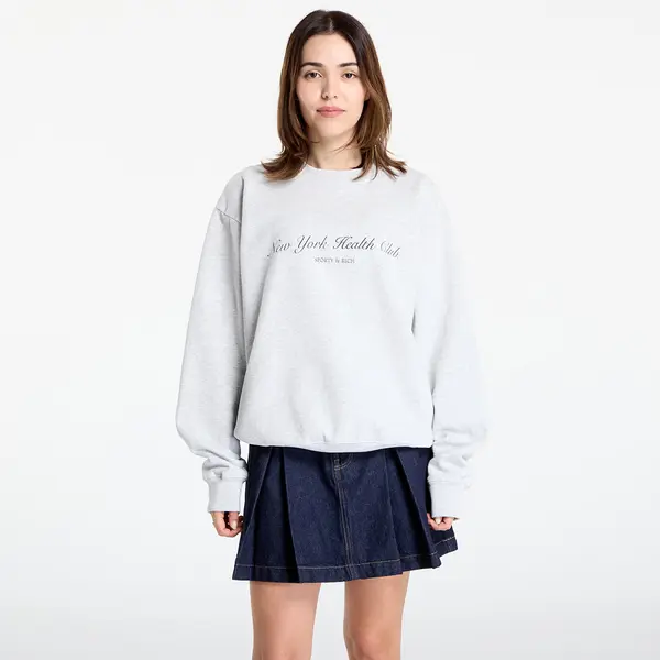 Sporty & Rich Mikina Sporty & Rich NY Health Club Crewneck UNISEX Heather Gray XL