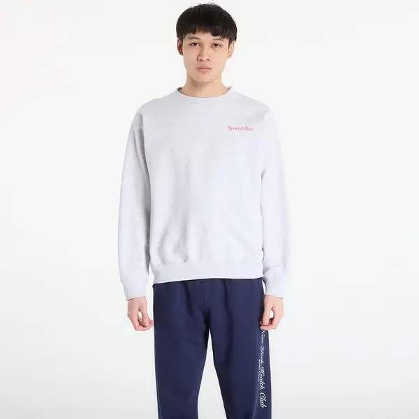 Sporty & Rich Mikina Sporty & Rich NY Motion Crewneck UNISEX Heather Gray S