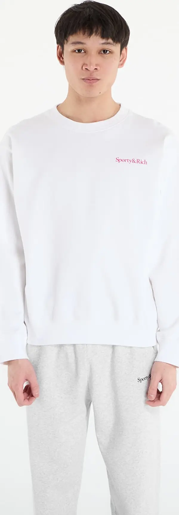Sporty & Rich Mikina Sporty & Rich NY Motion Crewneck UNISEX White S