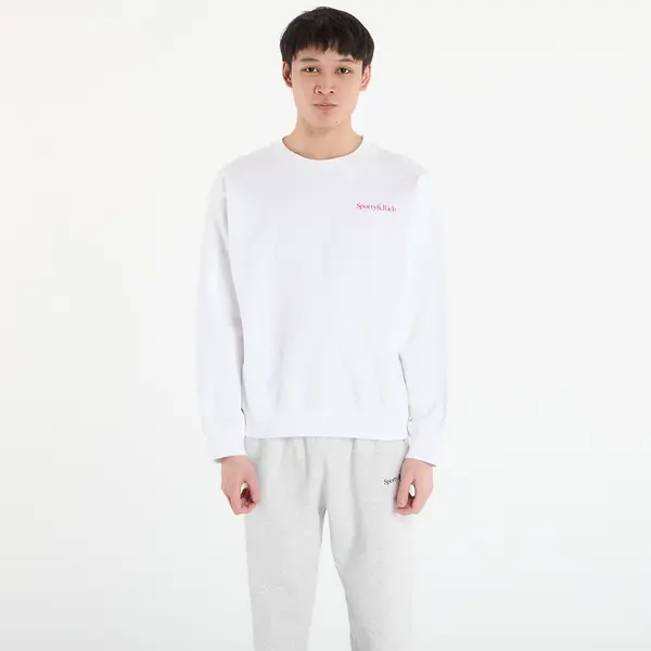 Sporty & Rich Mikina Sporty & Rich NY Motion Crewneck UNISEX White XS
