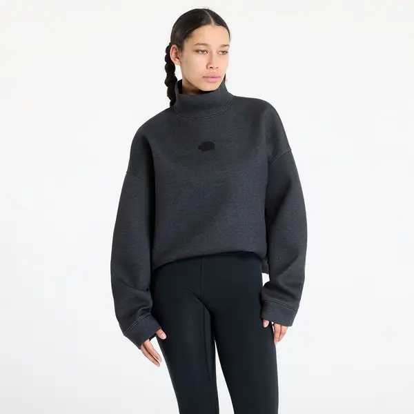 The North Face Mikina The North Face Mock Neck Relaxed Sweater TNF Black XXL