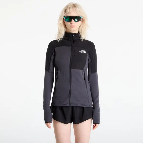 The North Face Mikina The North Face Polartec Powergrid Stormgap Jacket Asphalt Grey/ TNF Black M