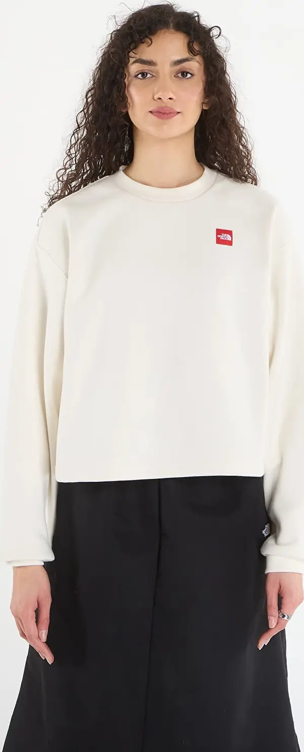The North Face Mikina The North Face Redbox Crew White Dune M