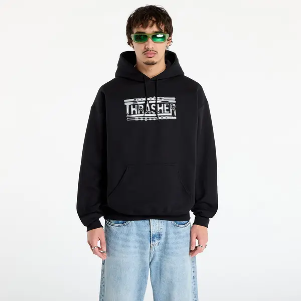 Thrasher Mikina Thrasher Chrome Genuine Hoodie Black M