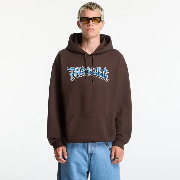 Thrasher Mikina Thrasher Cruisin' Hoodie Brown S