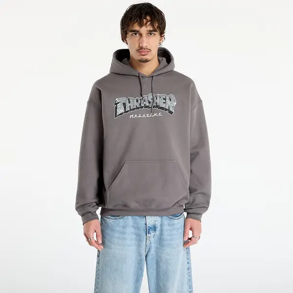 Thrasher Mikina Thrasher Disco by Spanky Hoodie Charcoal M