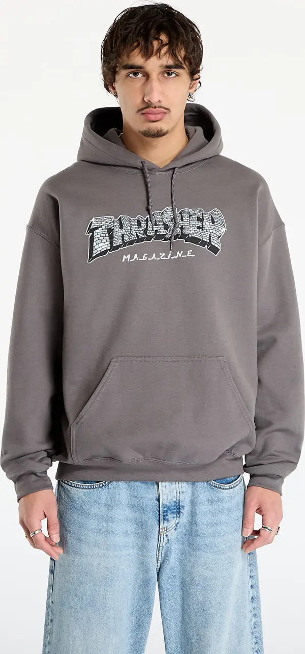 Thrasher Mikina Thrasher Disco by Spanky Hoodie Charcoal M