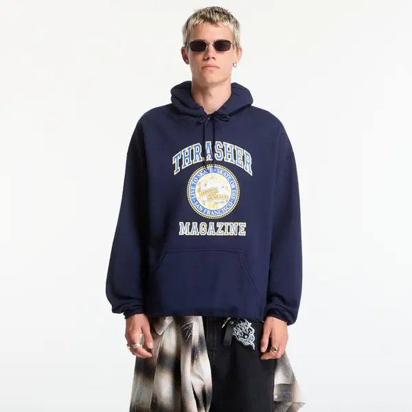 Thrasher Mikina Thrasher Dropout Hoodie Blue L