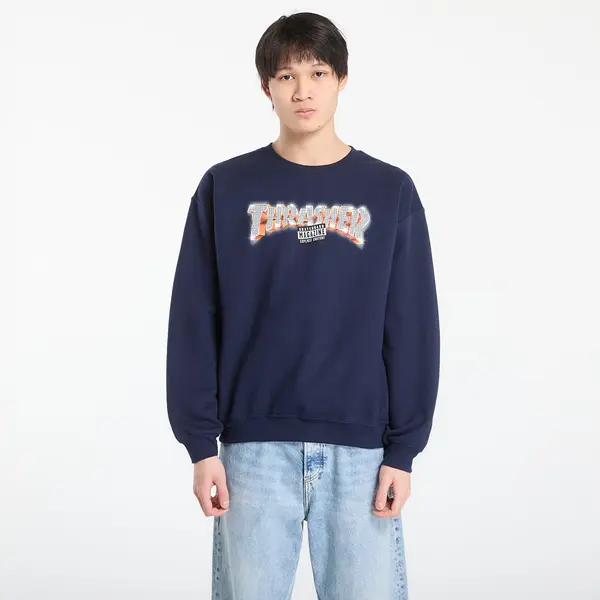 Thrasher Mikina Thrasher Explicit Crewneck Navy M
