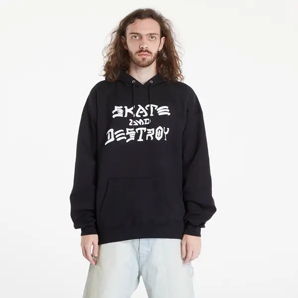 Thrasher Mikina Thrasher Skate And Destroy Hood Black XL