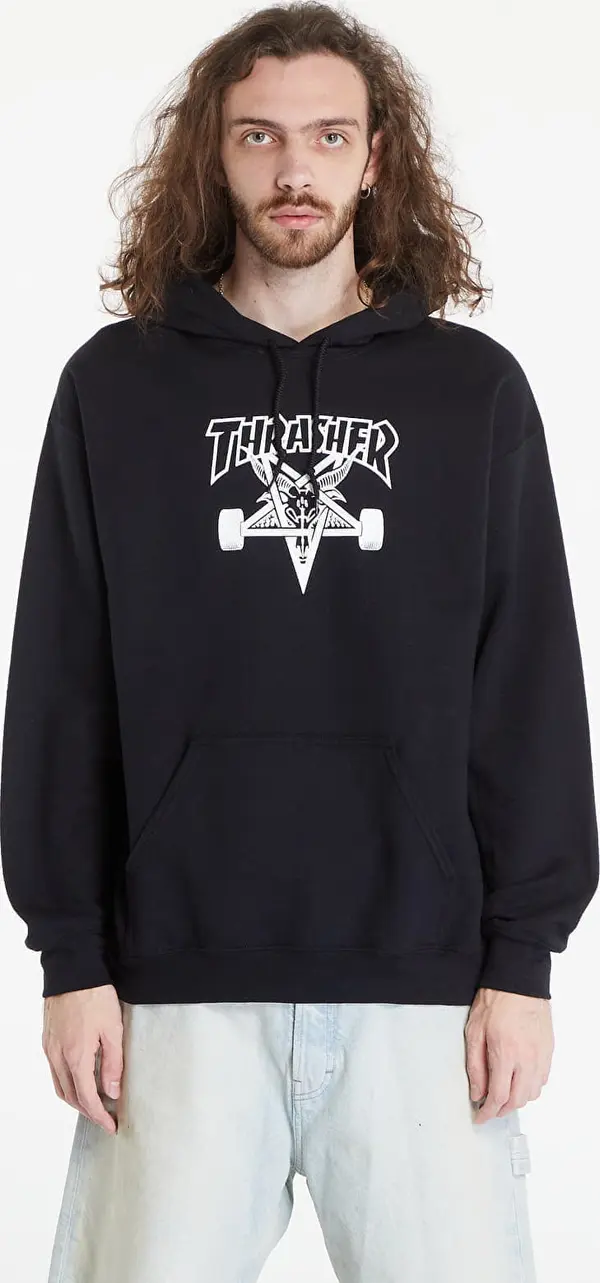 Thrasher Mikina Thrasher Skategoat Hood Black M