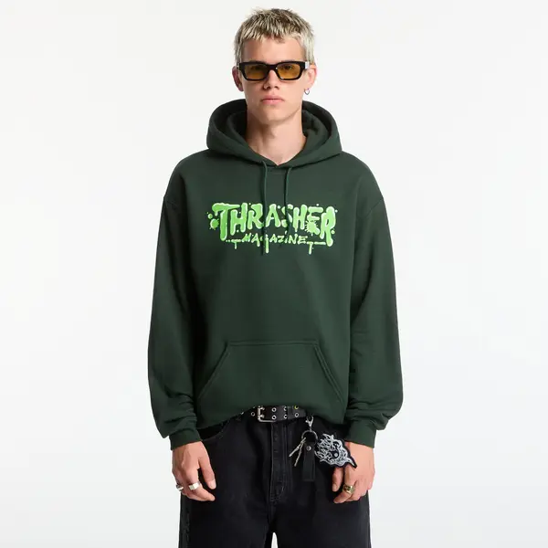 Thrasher Mikina Thrasher Wet Paint Hoodie Green S