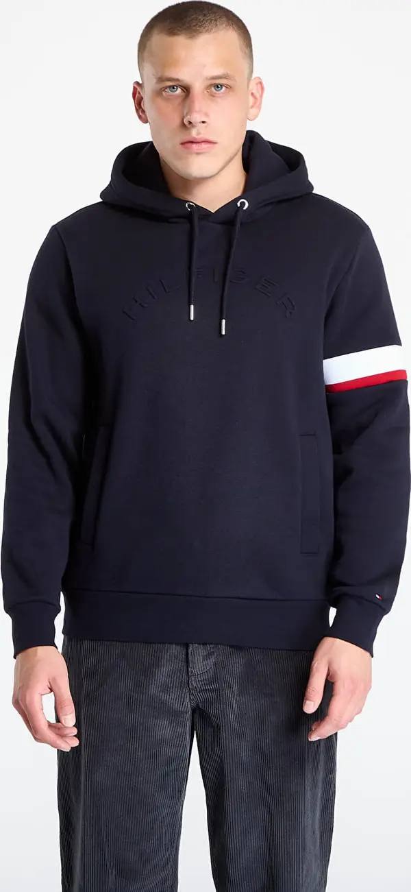 Tommy Hilfiger Mikina Tommy Hilfiger Rwb Insert Hoodie Desert Sky S