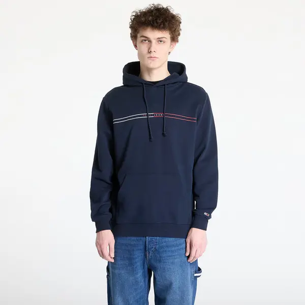 Tommy Hilfiger Mikina Tommy Jeans Regular Entry Graphic Hoodie Blue M