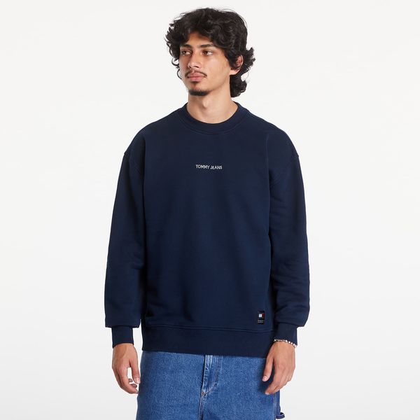 Tommy Hilfiger Mikina Tommy Jeans Relaxed Classic Crewneck Dark Night Navy L