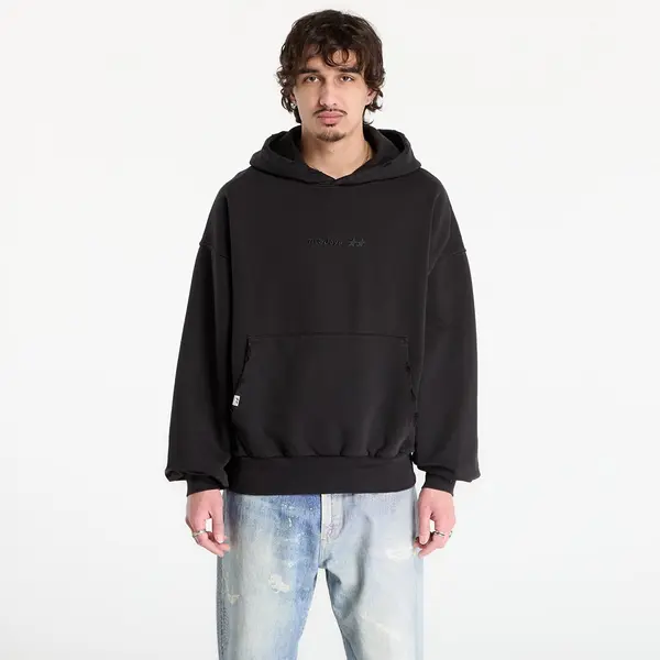 TwoJeys Mikina TwoJeys Icon Hoodie Stone Washed Black L