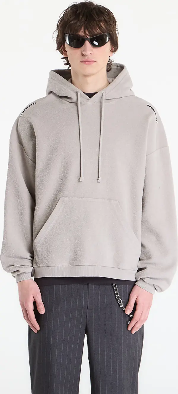 Umbro Mikina Umbro by SlamJam Lasered Masked Hoodie Light Grey M