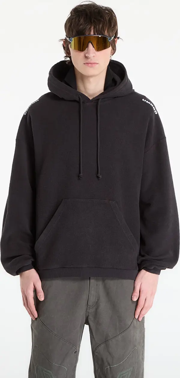 Umbro Mikina Umbro by SlamJam Lasered Masked Hoodie Washed Black S