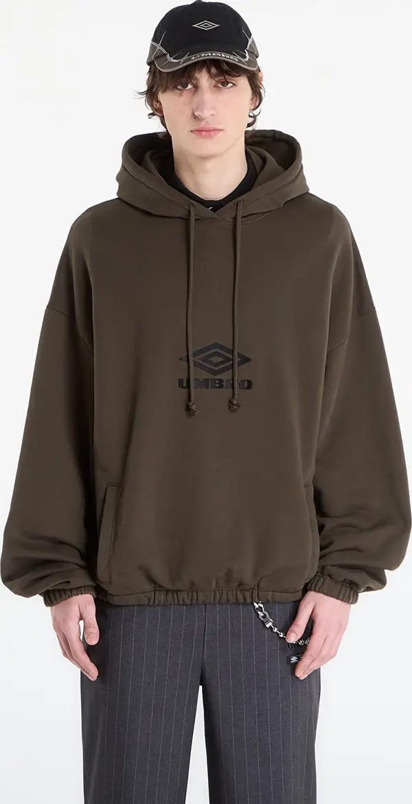 Umbro Mikina Umbro by SlamJam Og Logo Mask Hoodie Dark Olive L