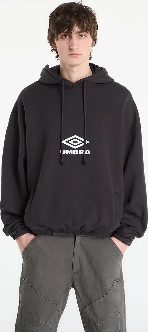 Umbro Mikina Umbro by SlamJam Og Logo Mask Hoodie Washed Black XL