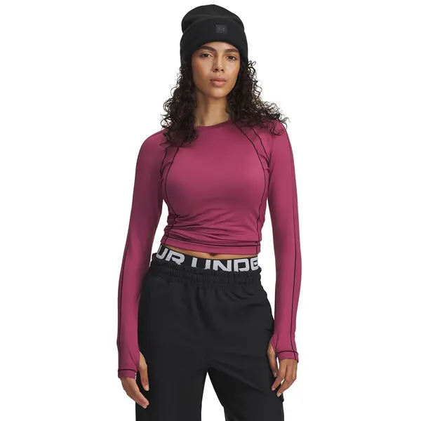 Under Armour Mikina Under Armour Coldgear Textured Crew Red L