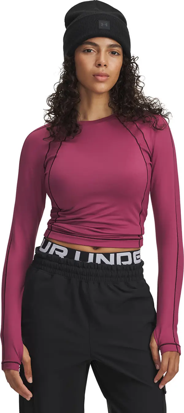 Under Armour Mikina Under Armour Coldgear Textured Crew Red S