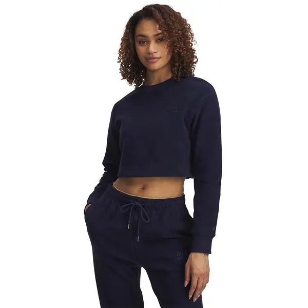 Under Armour Mikina Under Armour Icon Terry Varsity Crew Blue XS