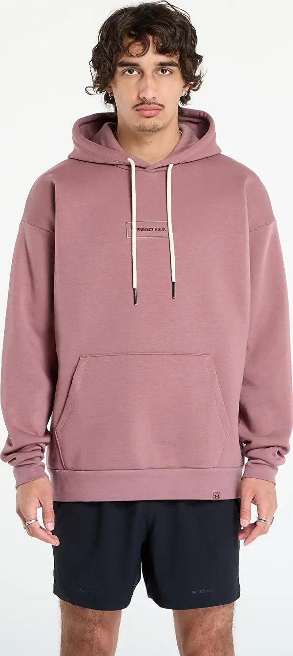 Under Armour Mikina Under Armour Project Rock Icon Hoodie Maroon XL