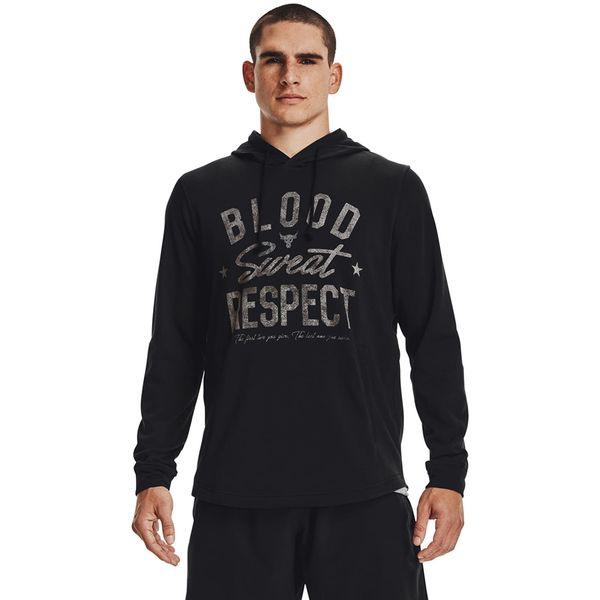 Under Armour Mikina Under Armour Project Rock Terry Bsr Hoodie Black S