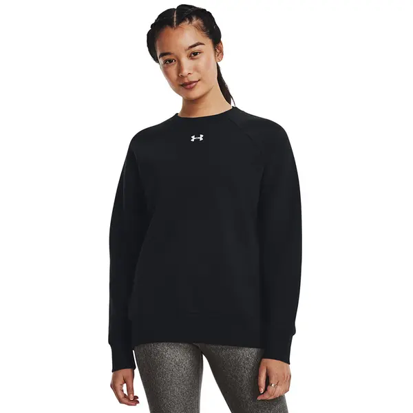 Under Armour Mikina Under Armour Rival Fleece Crew Black/ White M