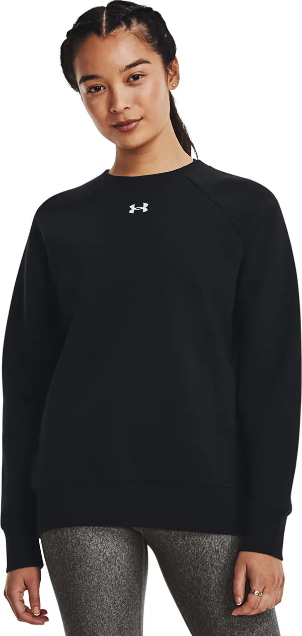 Under Armour Mikina Under Armour Rival Fleece Crew Black/ White M