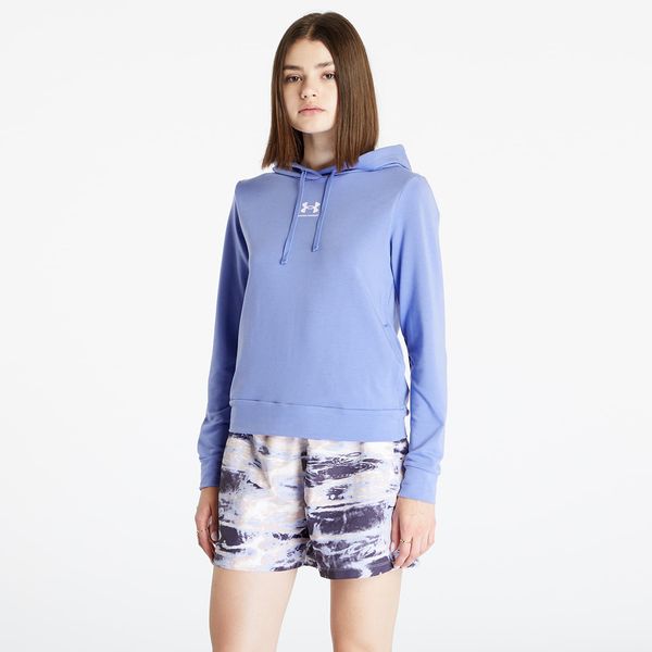 Under Armour Mikina Under Armour Rival Terry Hoodie Baja Blue/ White XL
