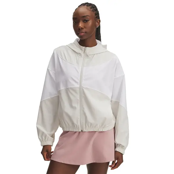 Under Armour Mikina Under Armour Rival Woven Jacket Hoodie White L