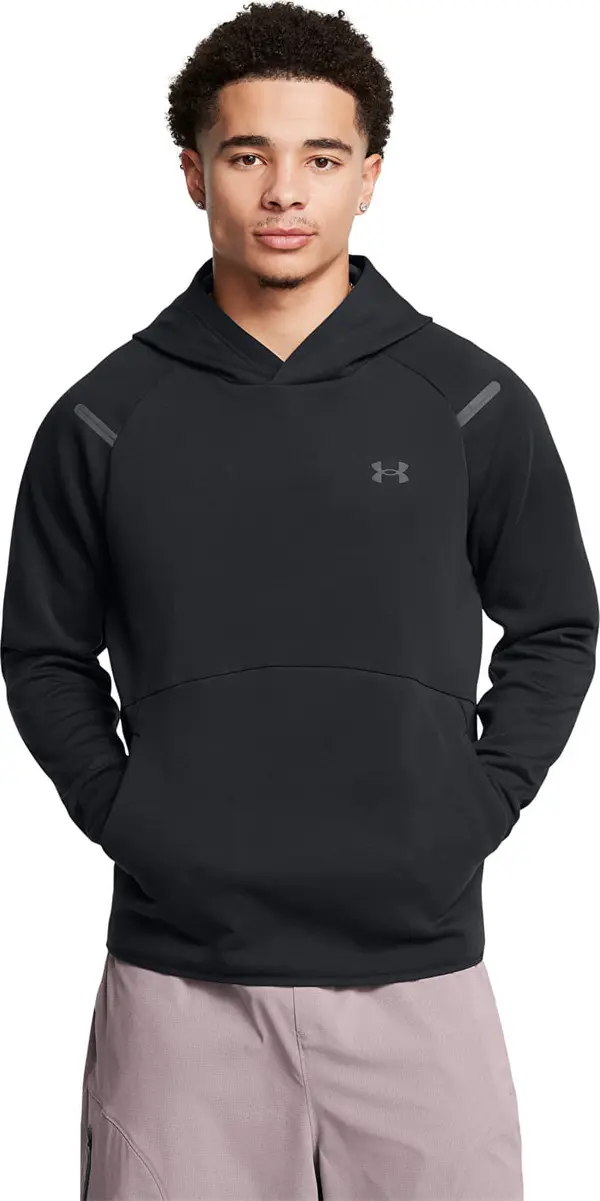 Under Armour Mikina Under Armour Unstoppable Fleece Hooded EU Black/ Black M