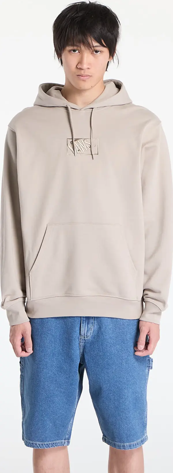 Vans Mikina Vans Blocked Box Pull Over Hoodie Mushroom XL