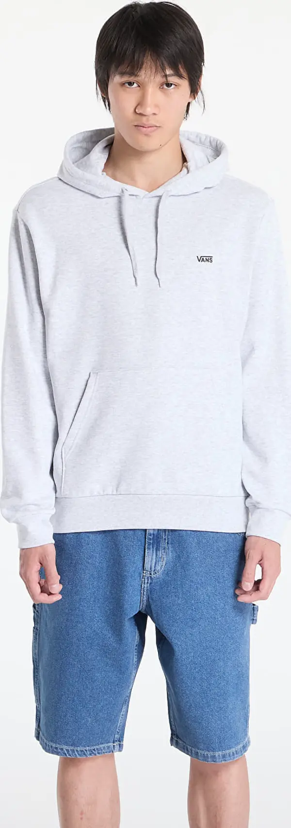 Vans Mikina Vans Left Chest Pull Over Hoodie Light Grey Heather XXL