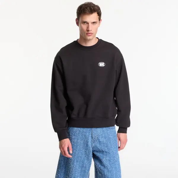 Vans Mikina Vans Oval Logo Crew Black M