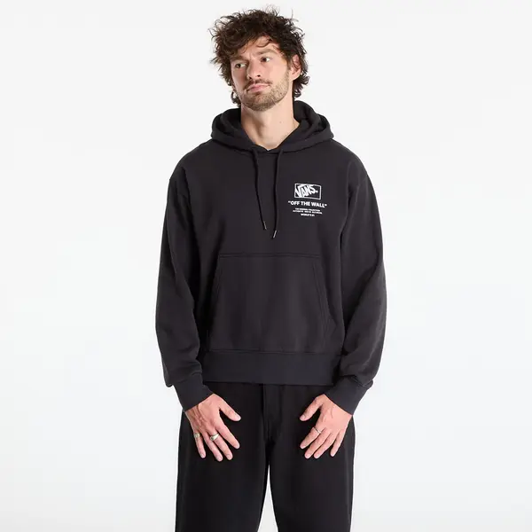 Vans Mikina Vans Stacked Hi Pullover Black/ White XL